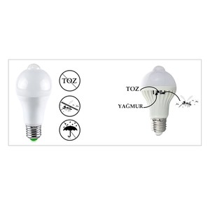  7W SENSÖRLÜ LED AMPUL 6500K HELİOS+ARES