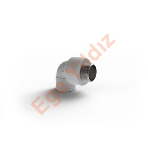 40MM 1-1/4  ERKEK DİRSEK BEYAZ